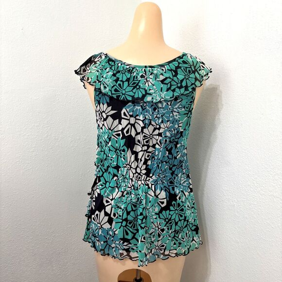 Womens Ruffled Fairy Top Medium Power Cottage Coquette Dainty Indie Feminine - Picture 2 of 7